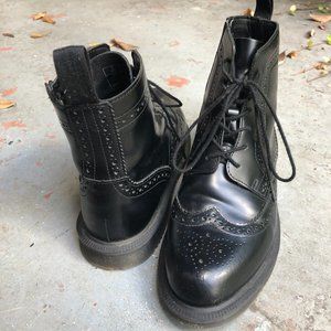Dr. Marten's Delphine Oxford Boot Wingtip Style